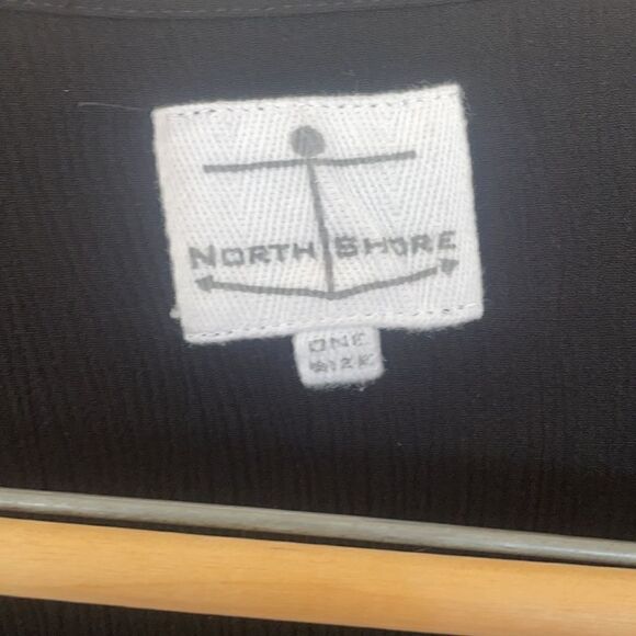 Womens North Shore Cardigan Black Size Medium Oversized - Picture 3 of 4